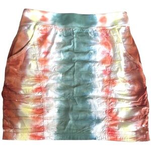 EUC XCVI Tie Dye Pull-On Skirt Generous Size Small